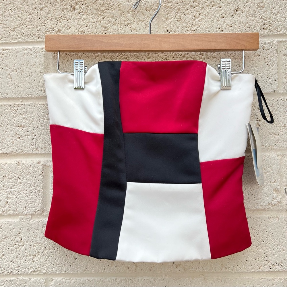 NWT Jessica For Gunne Sax vintage color block corset